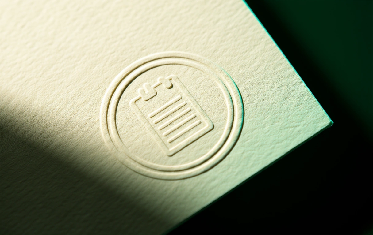 Strukturelle Textur hochwertigen Papiers